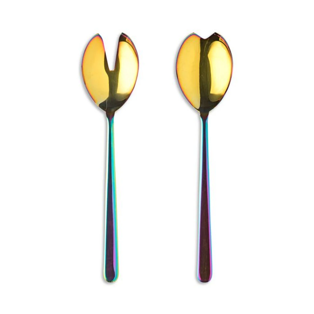 Linea Rainbow Salad Serving Set