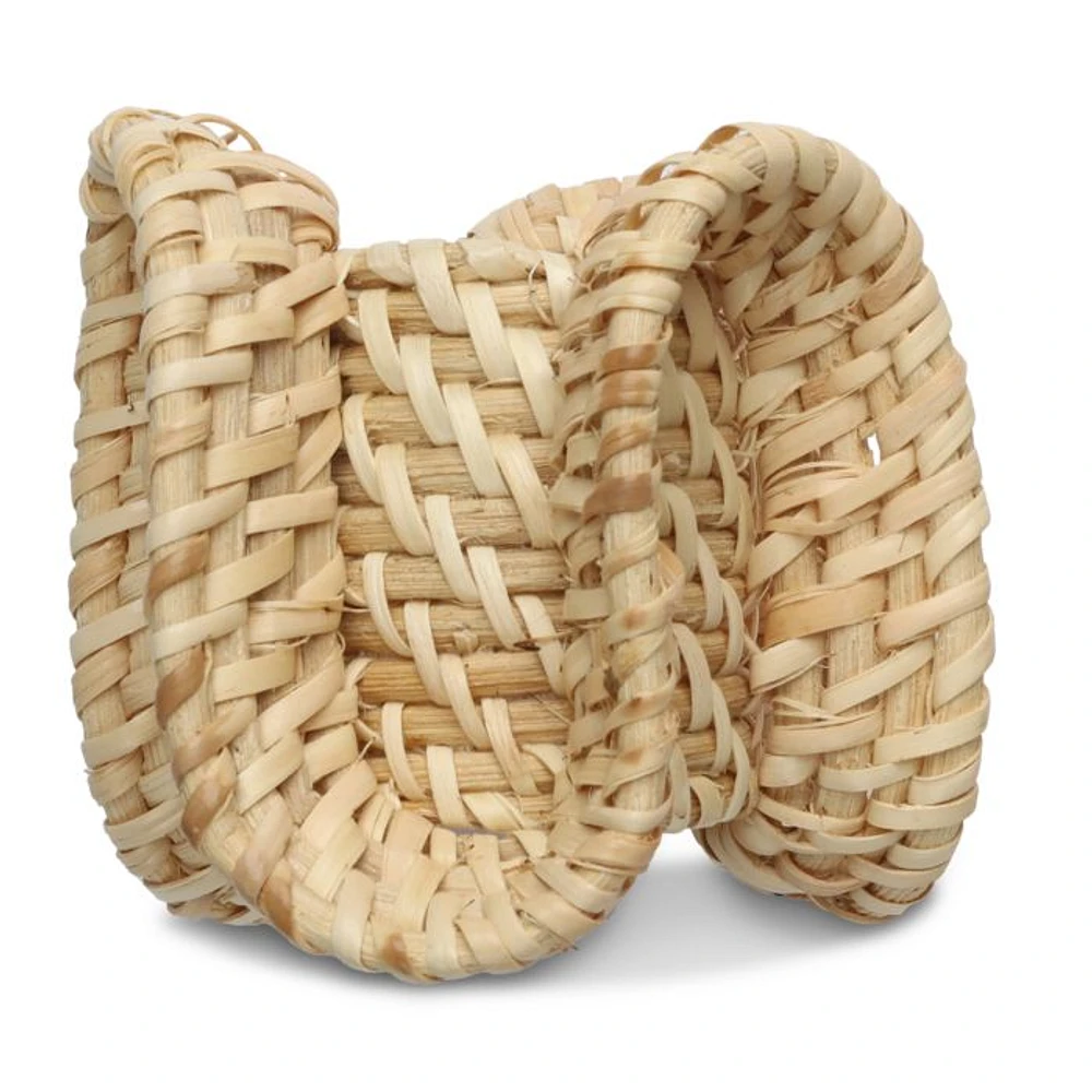 Ruffle Napkin Ring in Natural