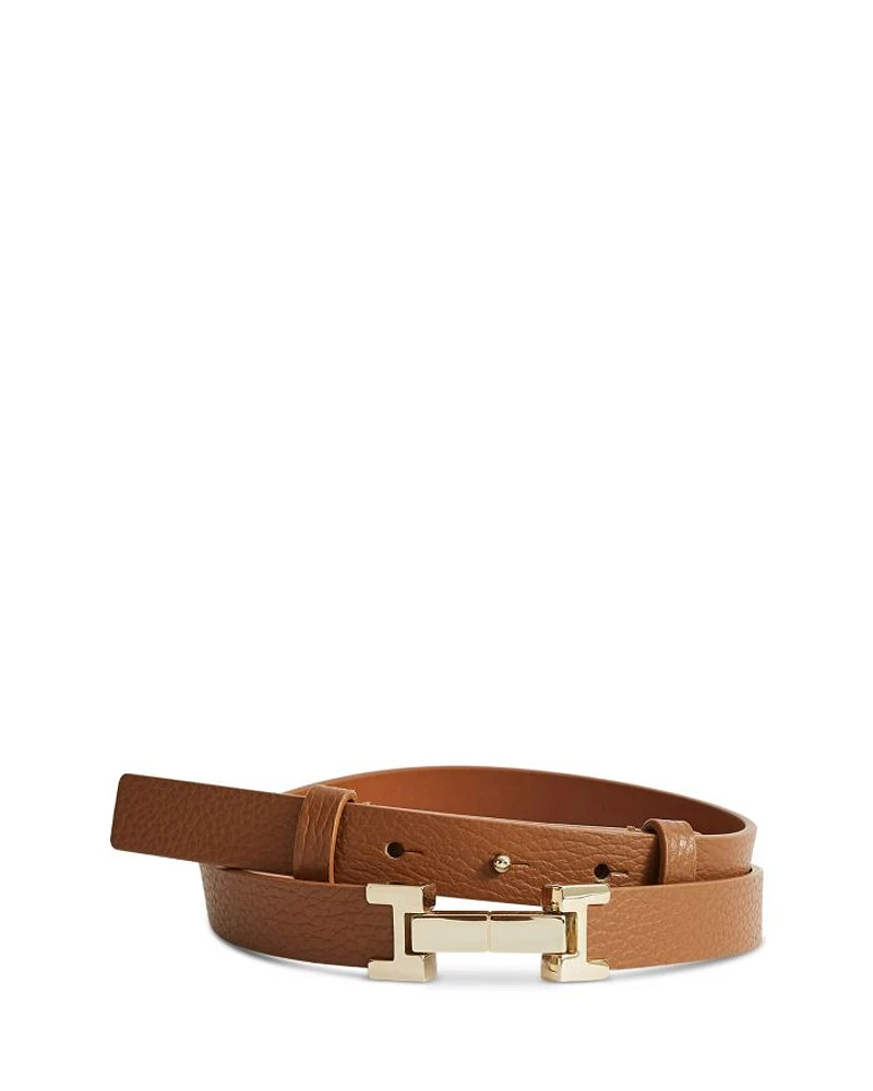 Women's Hayley Metal Hardware Leather Belt