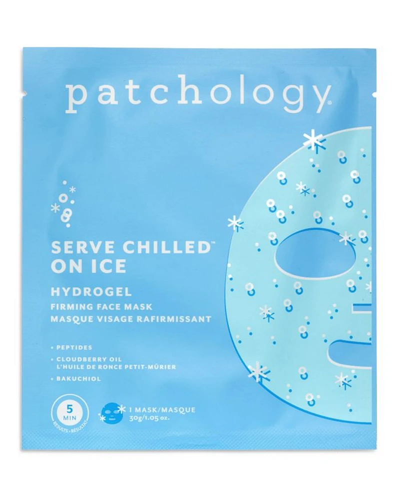 Serve Chilled On Ice Firming Hydrogel Face Mask