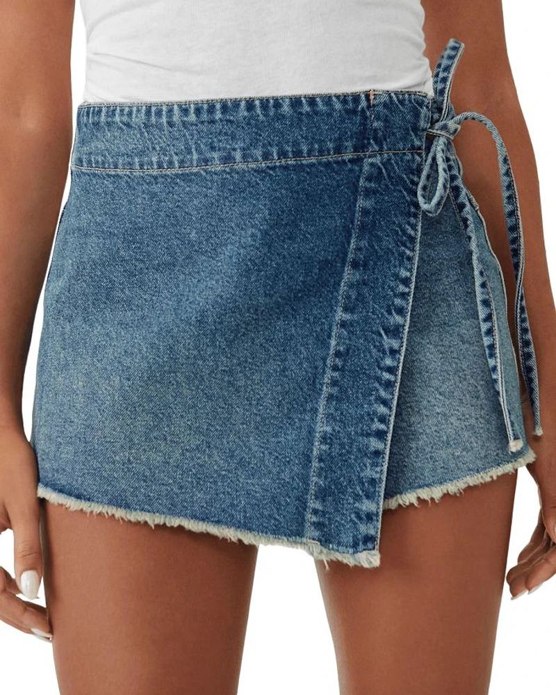 We The Free Emmy Denim Skort