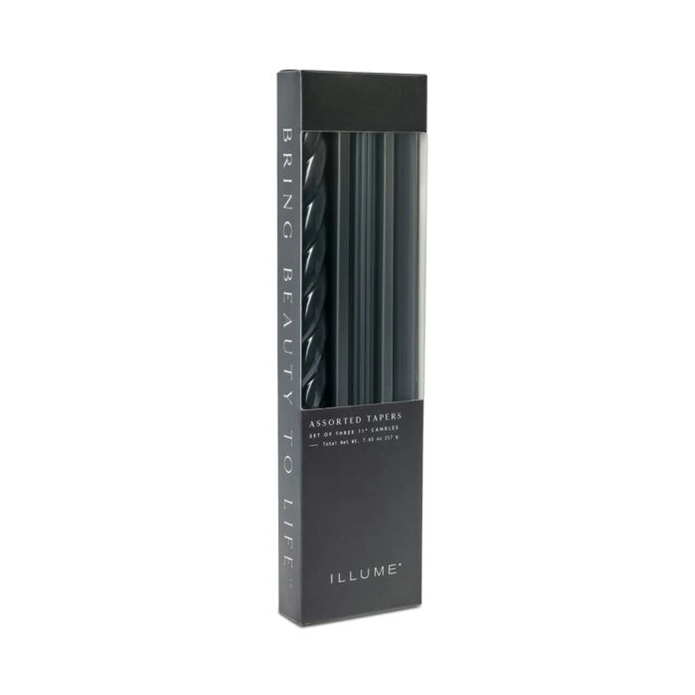 Assorted Candle Tapers 3-pack