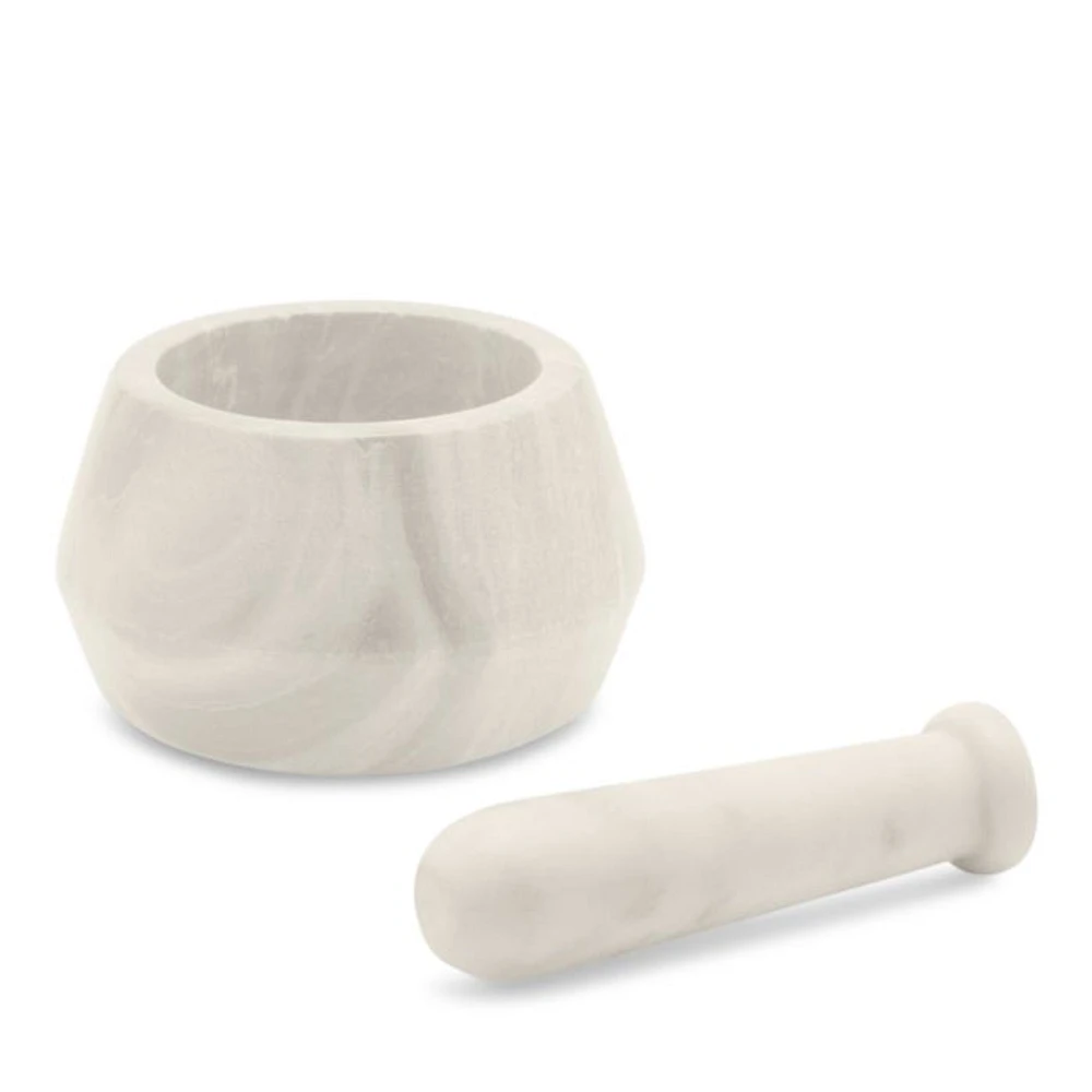Moira Marble Mortar and Pestle