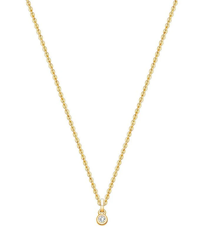 Children's 14K Gold My 1st Diamond Girls' 12-14" Necklace