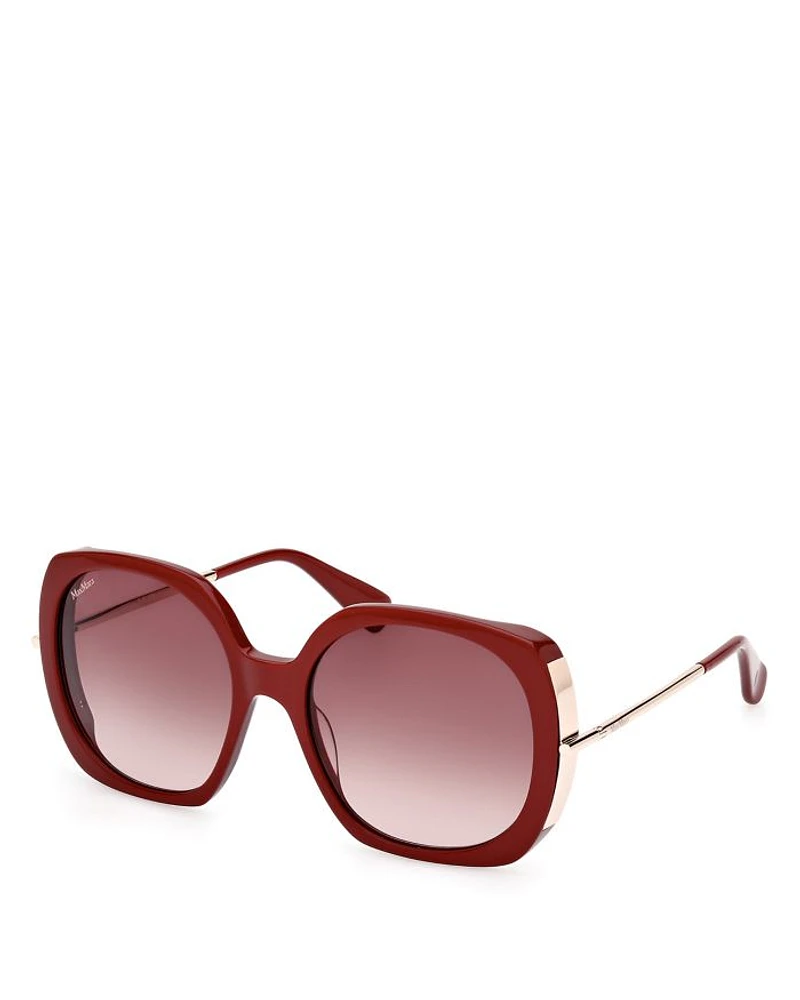 Black Butterfly Acetate Sunglasses, 58mm