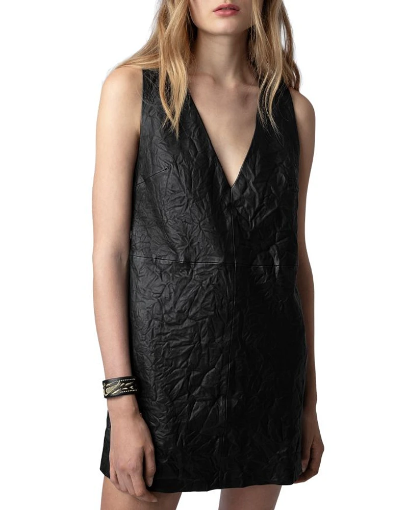 Rasha Leather Dress
