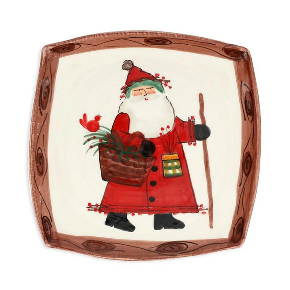 Old St. Nick Outdoorsman Square Platter