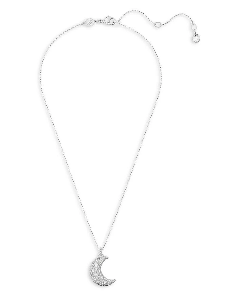 Luna Crystal Pendant Necklace, 15.75-18.5"