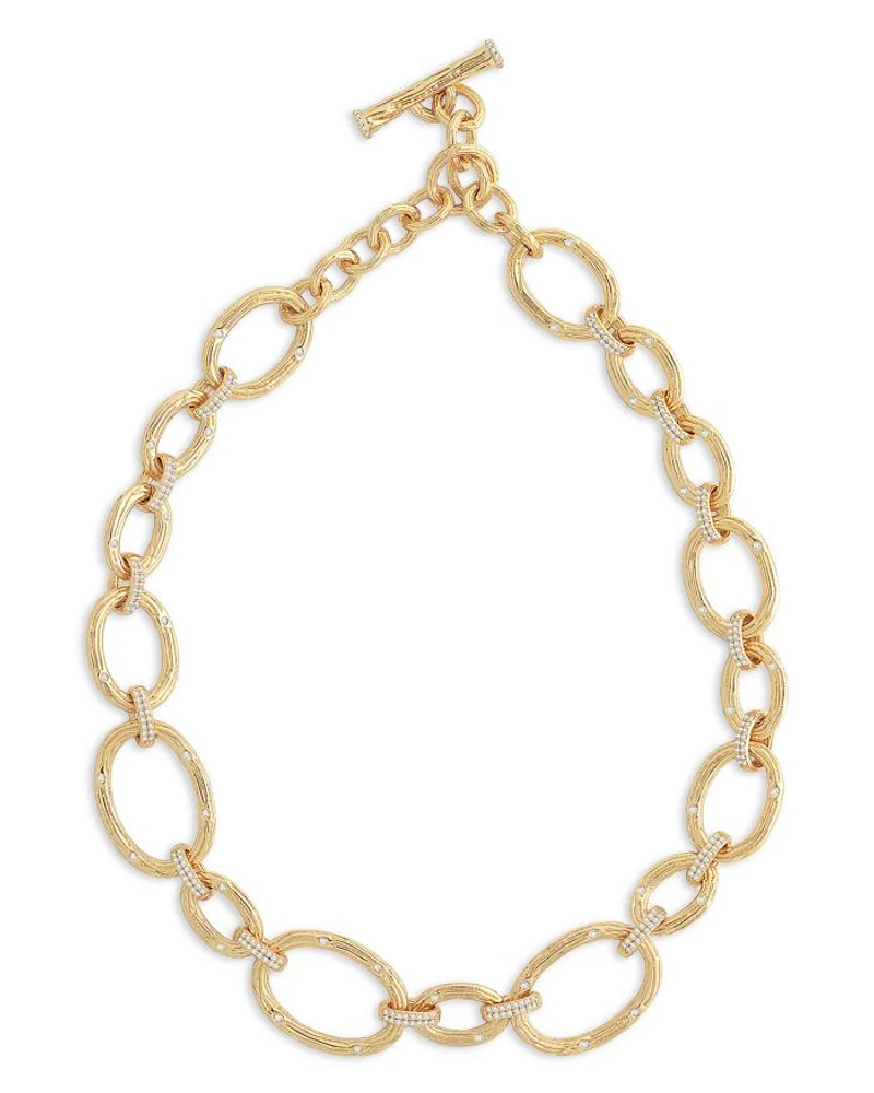 Enchanted Forest Chain Necklace in 18K Gold Plated, 19.5"
