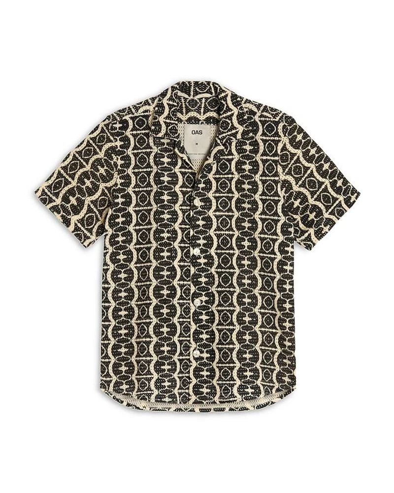 Hypnotise Cuba Cotton Terry Relaxed Fit Button Down Shirt