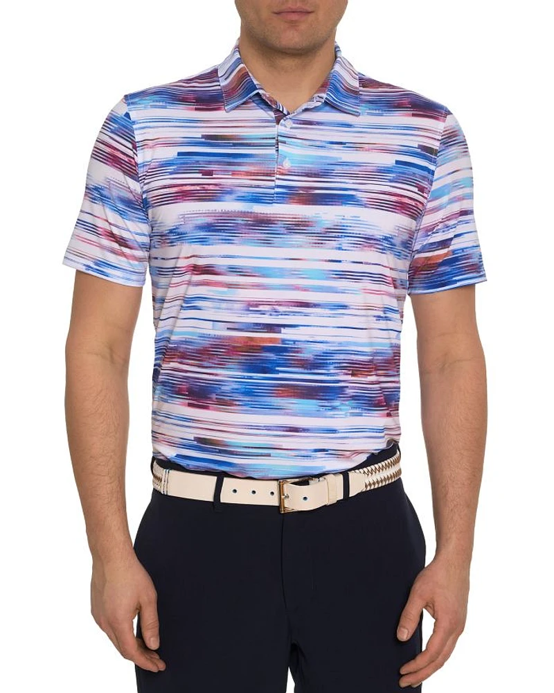 Watzmann Printed Classic Fit Polo Shirt