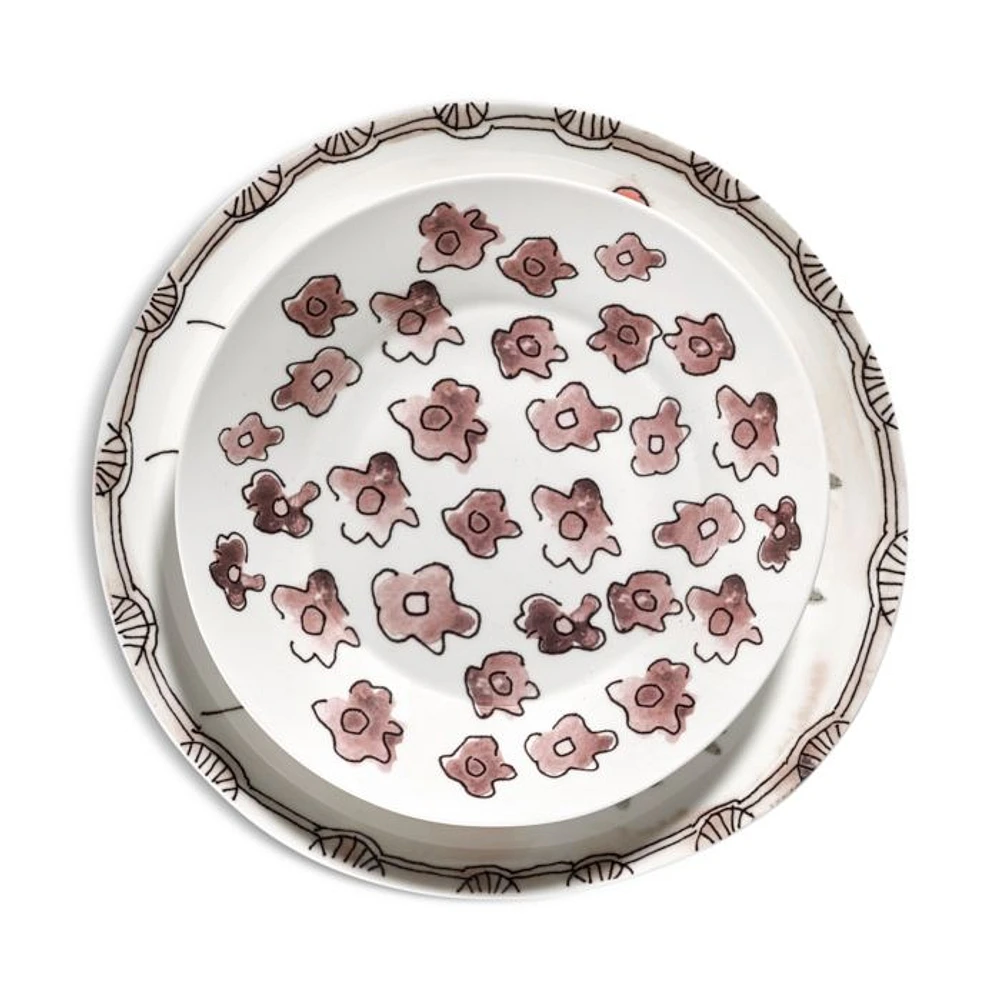 Marni Dark Viola Deep Serving Plate
