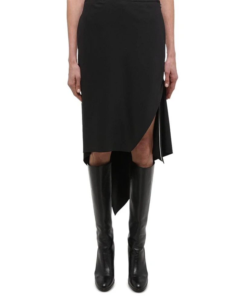Scarf Hem Skirt