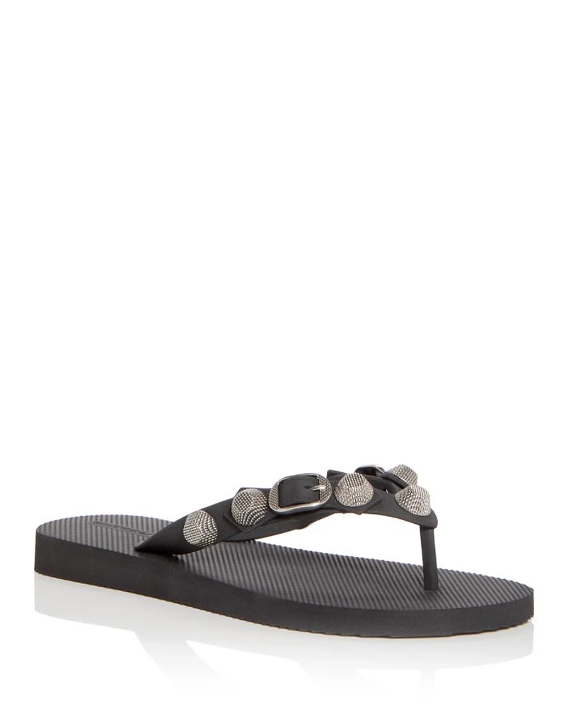 Women's Cagole Stud Flip Flop Sandals