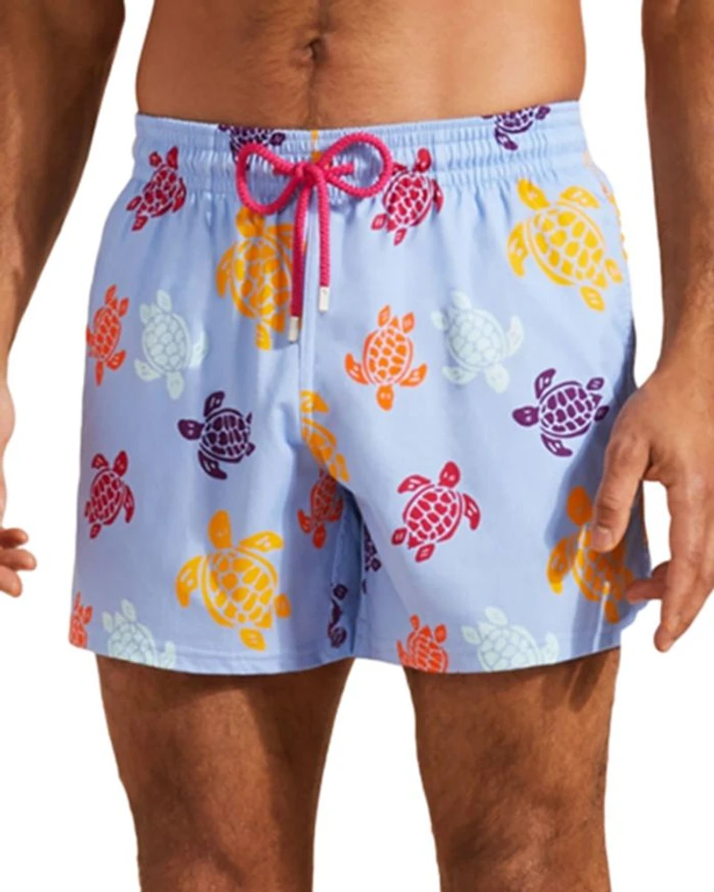 Moorise Tortues Print 5" Swim Trunks