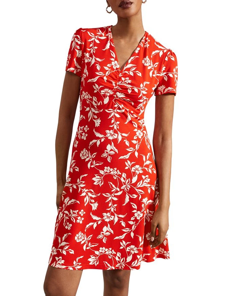 Lydia Jersey Fit & Flare Dress