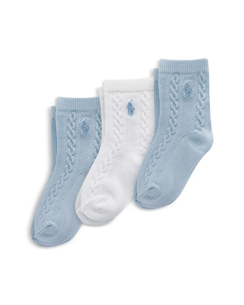 Boys' Cable Texture Sock Set - Baby