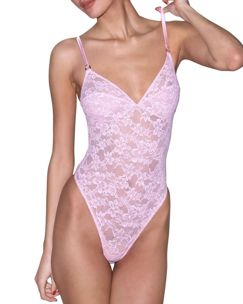 Le Stretch Lace Wireless Bodysuit