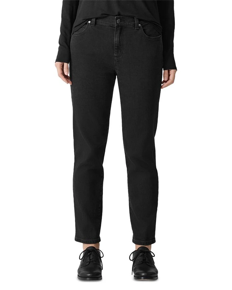High Rise Slim Fit Ankle Jeans