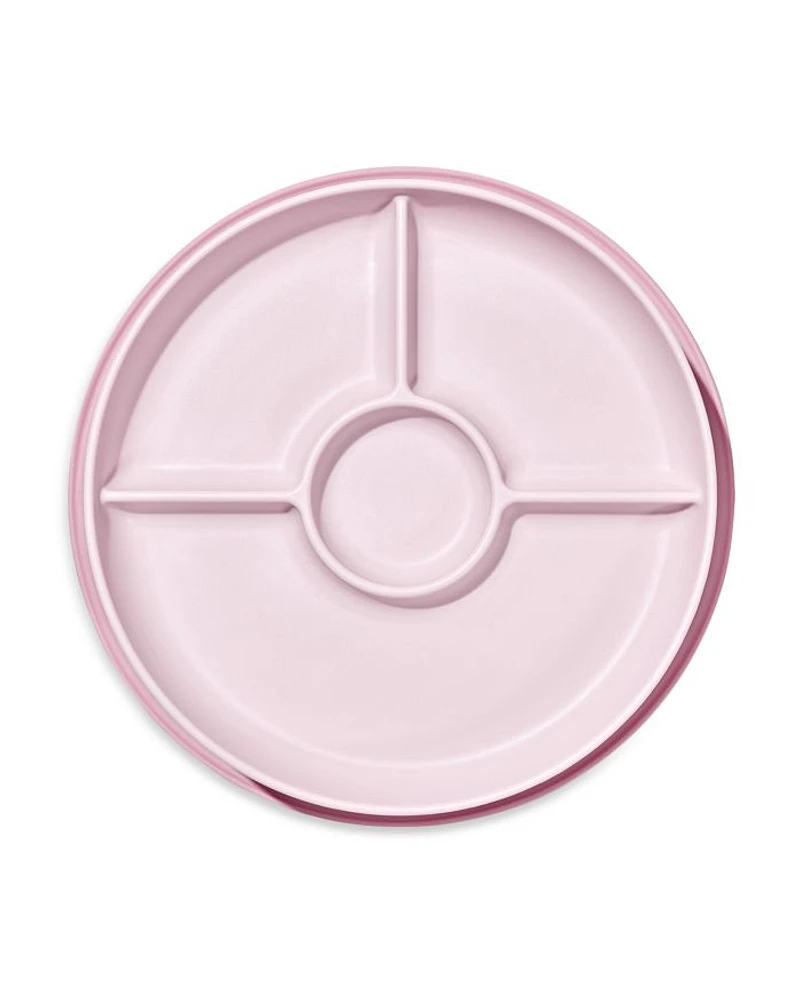 Tot Stick & Stay Suction Divided Plate