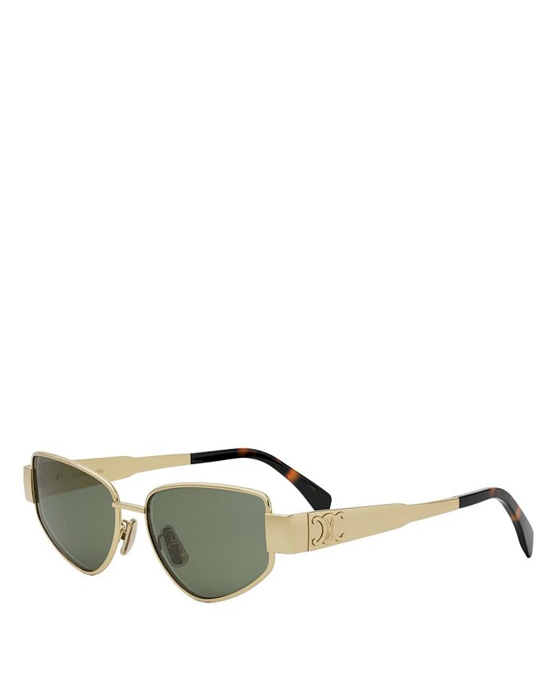 Triomphe Cat Eye Sunglasses, 55mm