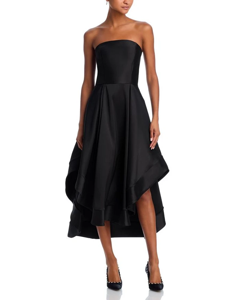 Mikado Strapless Midi Gown - Exclusive