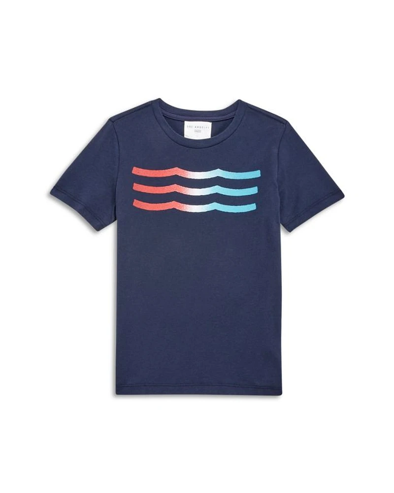 Boys' Americana Waves Cotton Tee - Little Kid, Big Kid