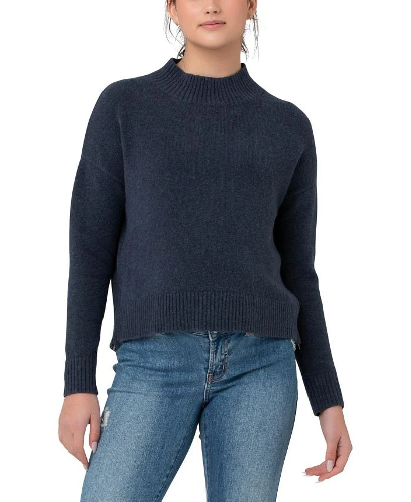 Jade Crop Nursing Knit Sweater