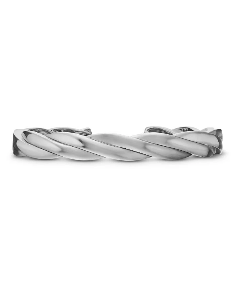 Men's Sterling Silver DY Helios Twisted Cuff Bangle Bracelet