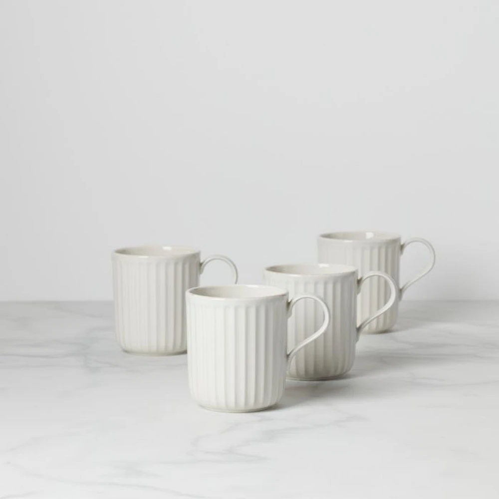 French Perle Mug, Set of 4