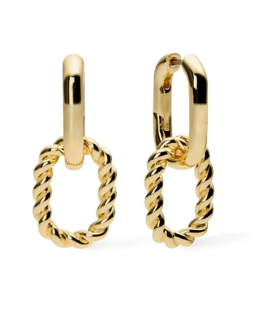 Double Hoop Earrings - Ash Double