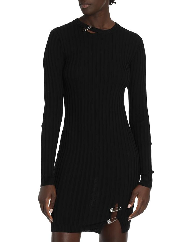 Knit Wool Blend Dress