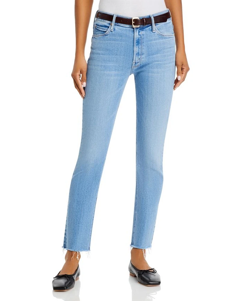 Dazzler Mid Rise Ankle Fray Jeans Blessing Disguise