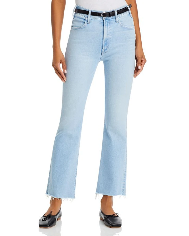 The Hustler Fray High Rise Ankle Jeans Ball Your Court