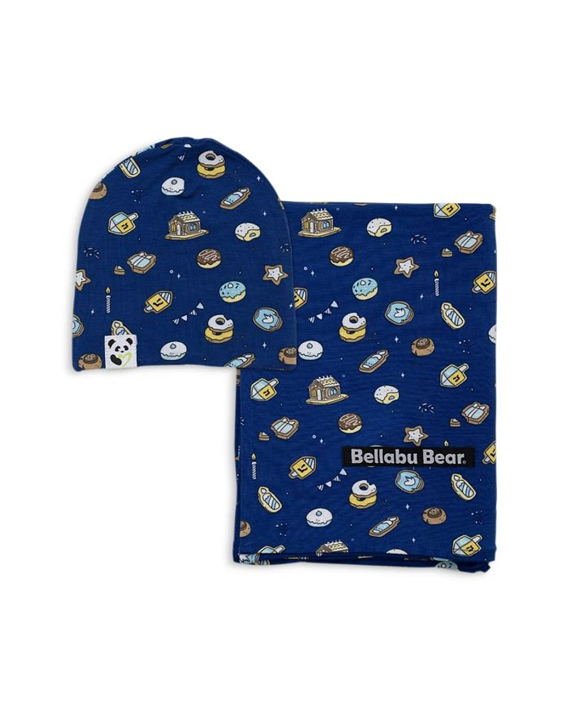 Unisex Swaddle & Beanie Set - Baby