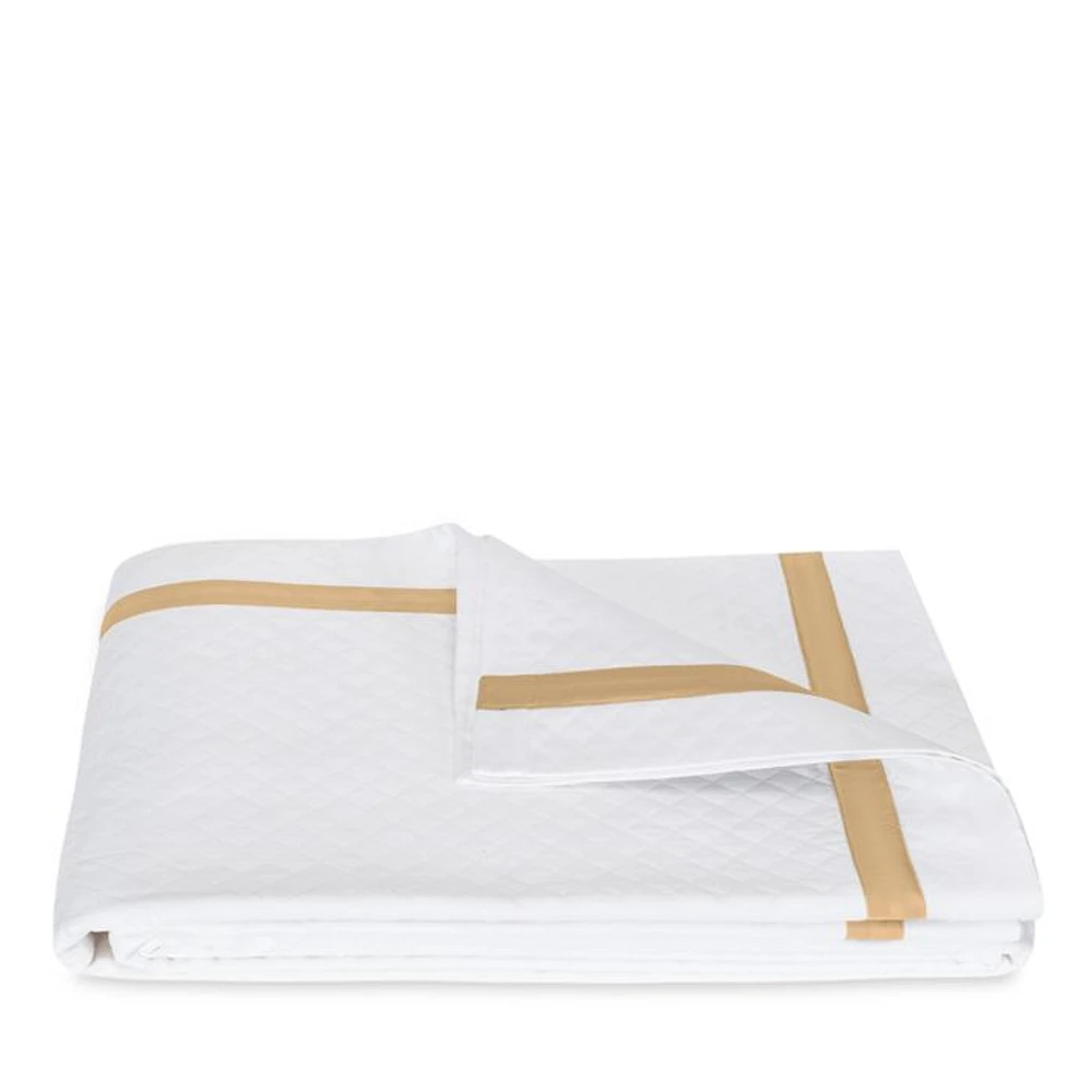 Lowell Diamond Matelassé Coverlet, Full/Queen
