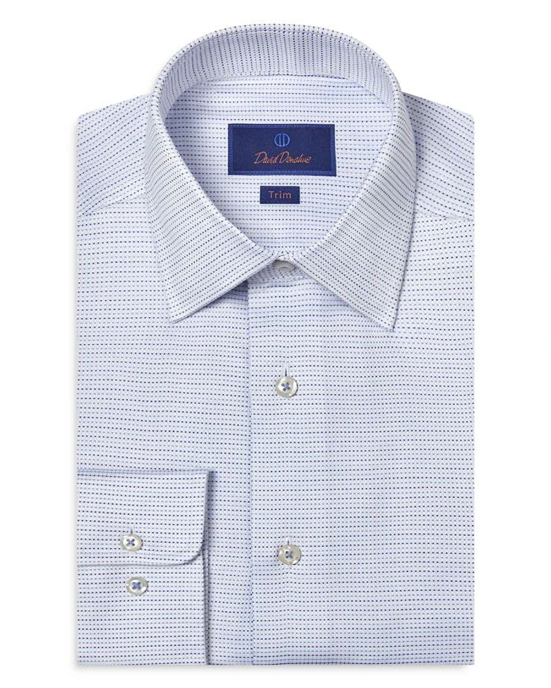 Trim Fit Micro Dobby Dot Dress Shirt