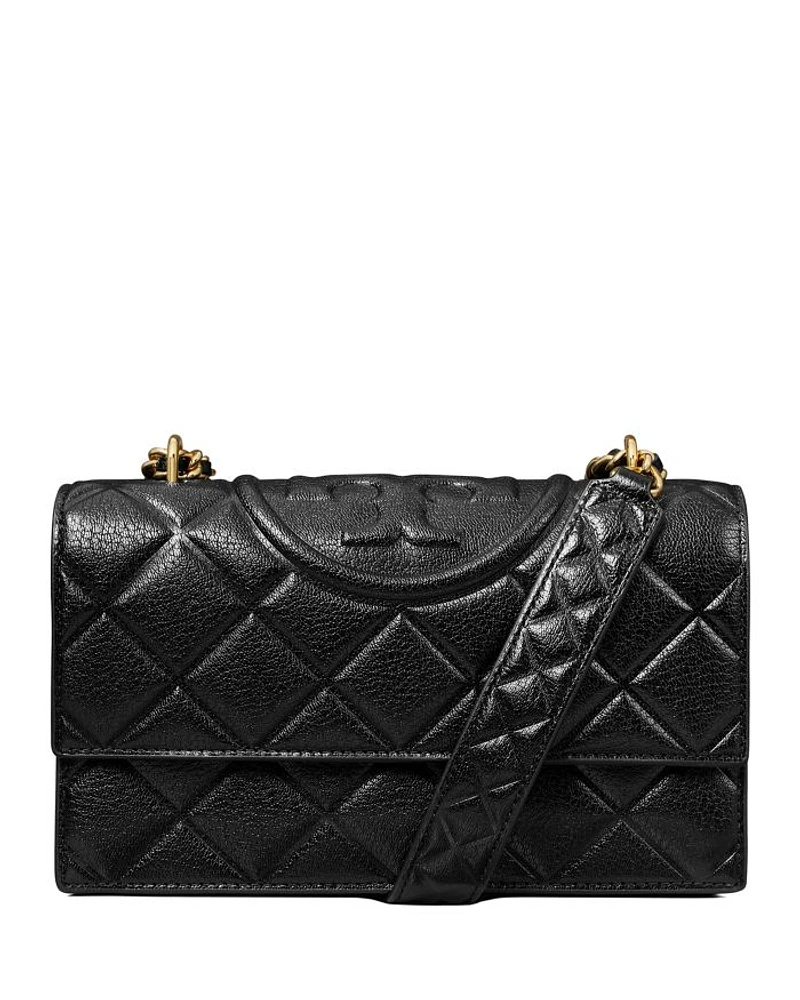 Small Fleming Leather Shoulder Bag