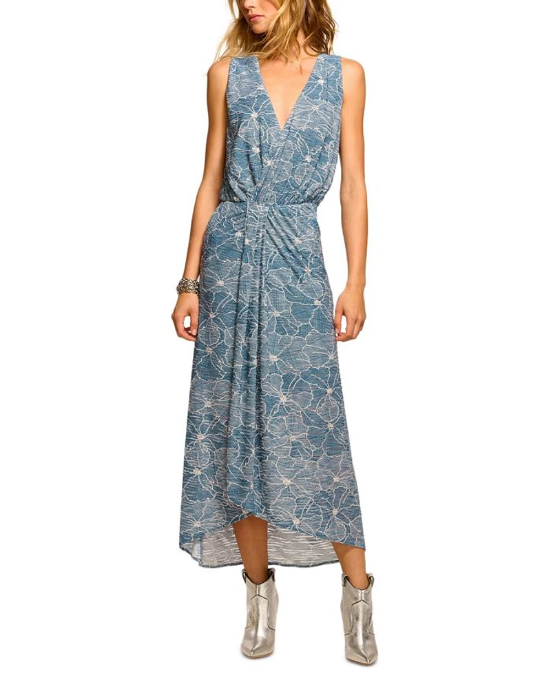 Yuka Printed Midi Dress