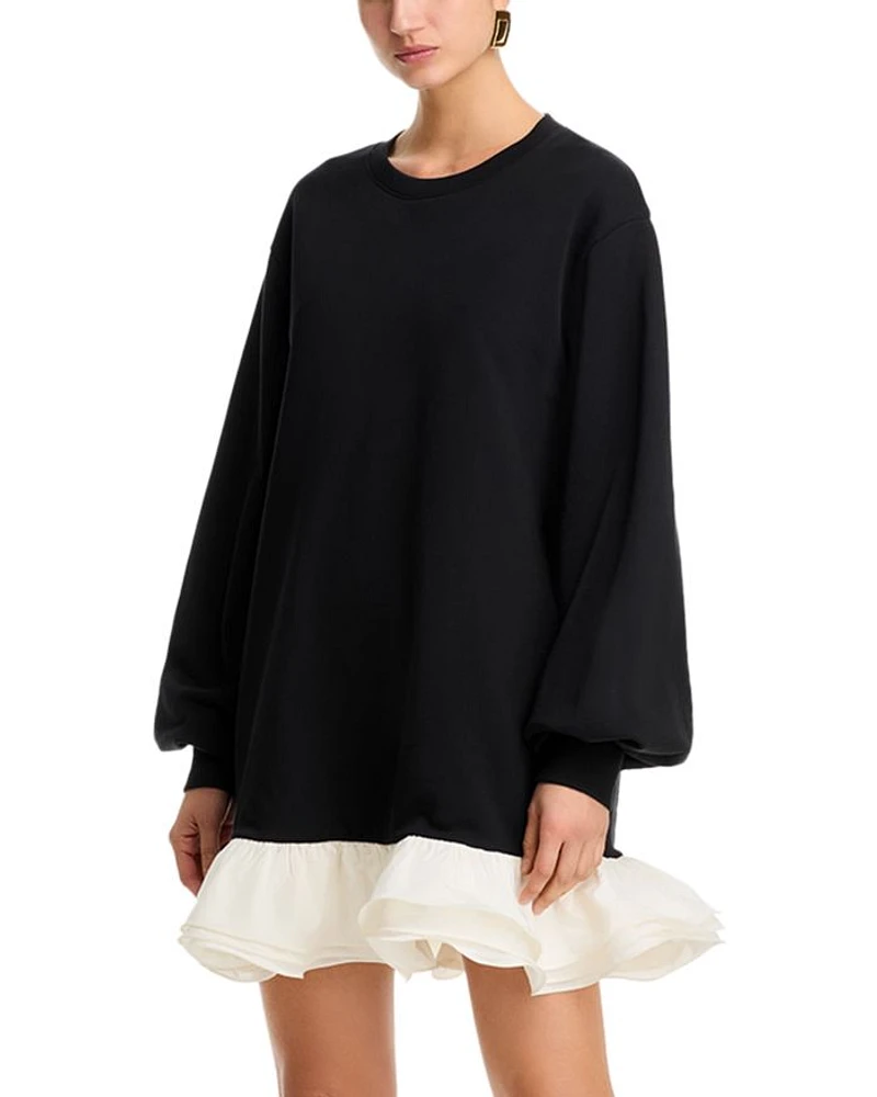 Oakley Contrast Hem Sweater Dress