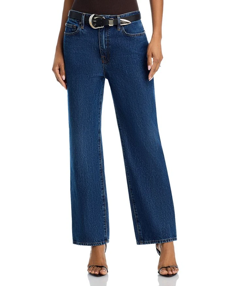 Le Jane High Rise Ankle Wide Leg Jeans Kirk
