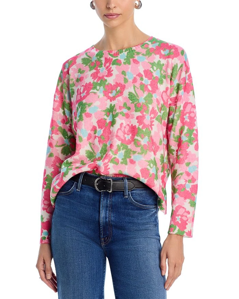 Spring Floral Crewneck Sweater - Exclusive