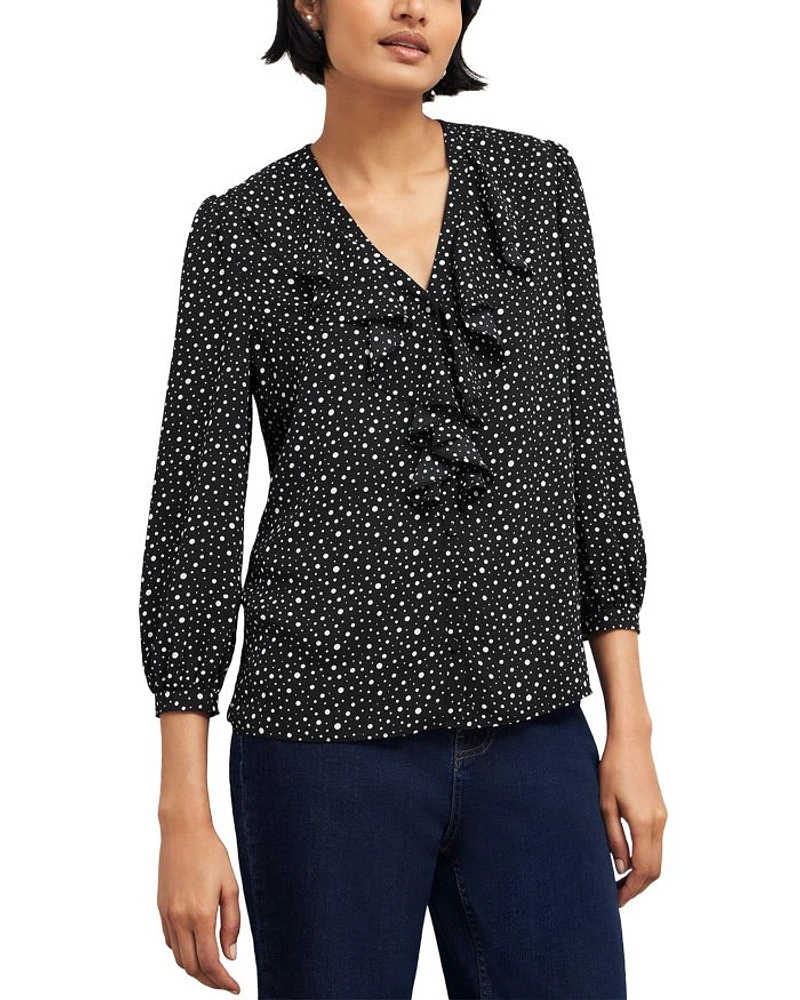 May Ruffle Front Blouse