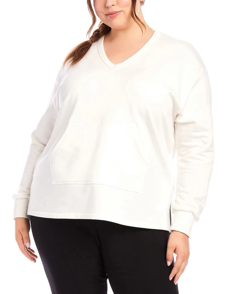 V Neck Sweatshirt