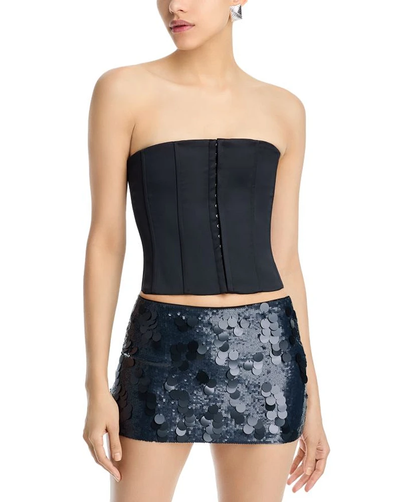 Satin Corset Top