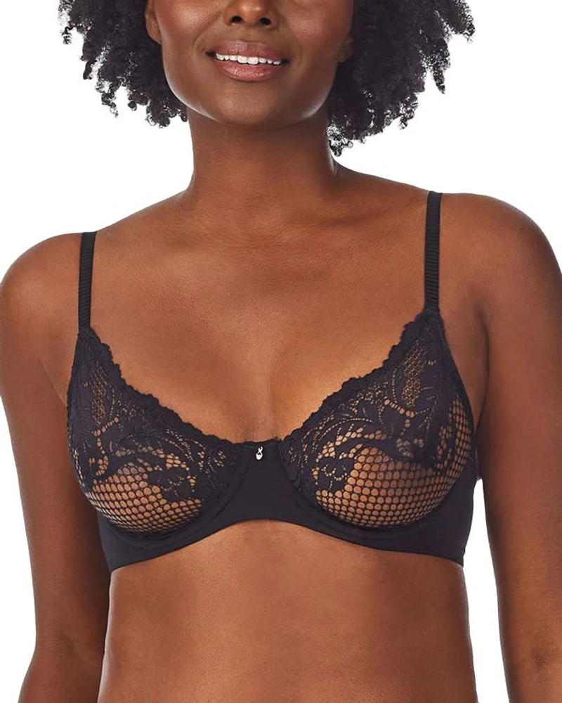 Lace Allure Unlined Underwire Demi Bra