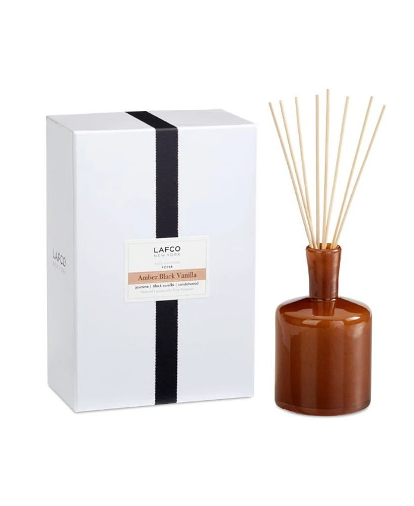 Amber Black Vanilla Signature Reed Diffuser, 15 oz.