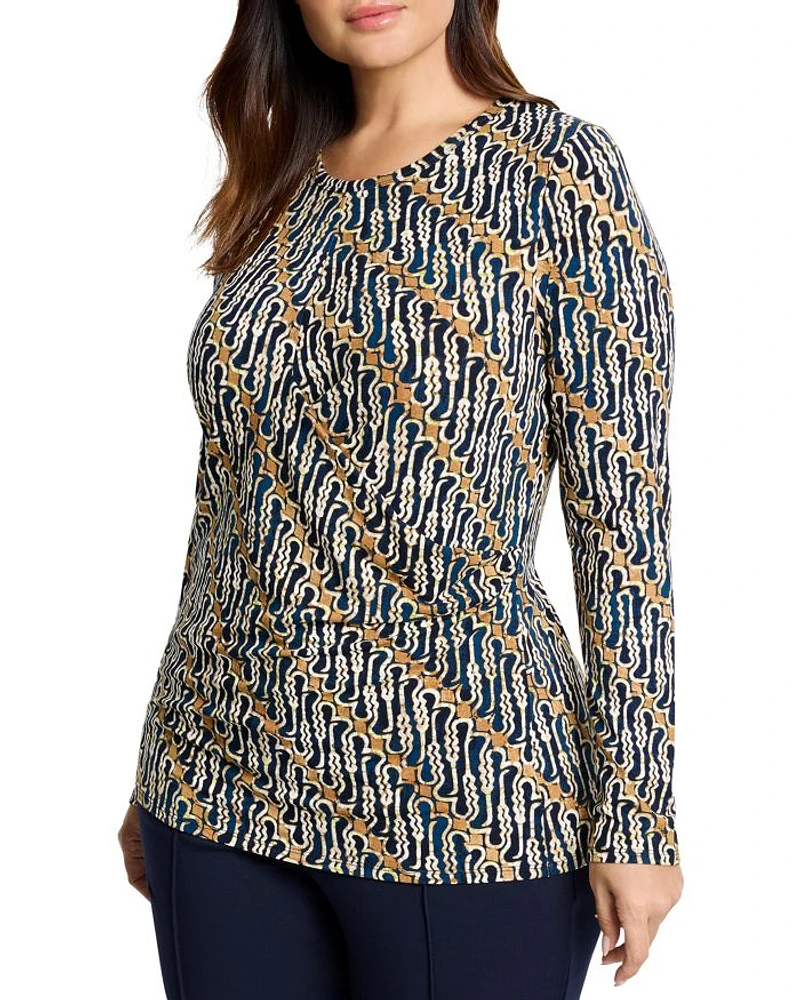 Printed Long Sleeve Top