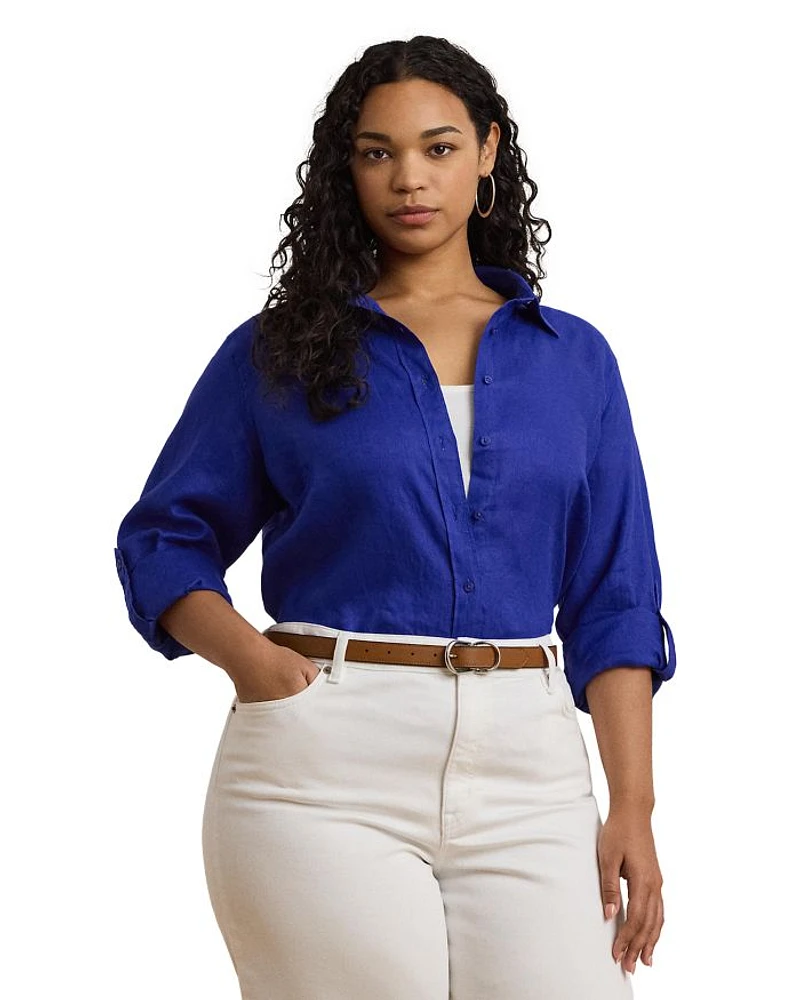 Relaxed Fit Linen Shirt