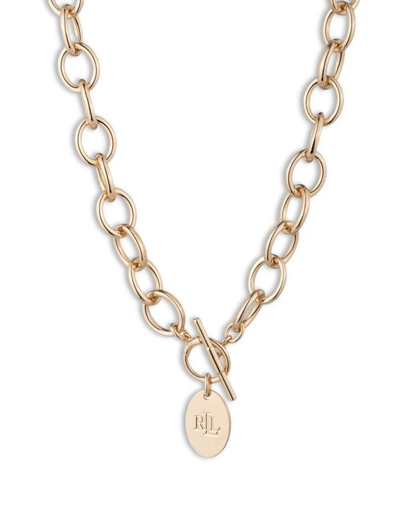 Link Collar Necklace, 17"